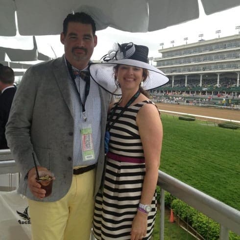 Brooks and I at the Derby in 2013