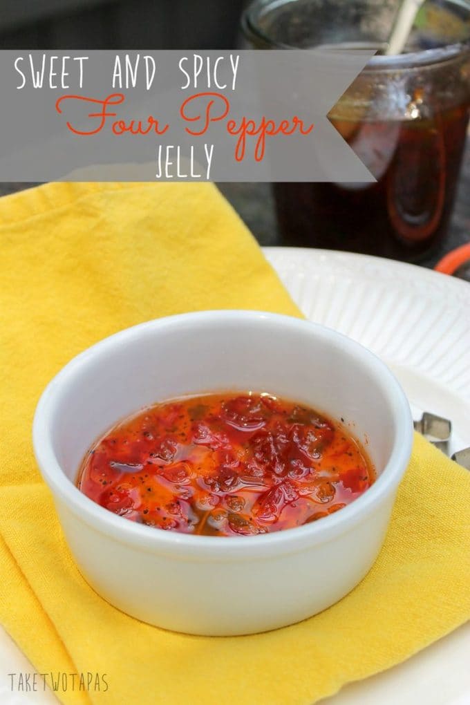 Four Pepper Sweet and Spicy Jelly Sauce for Just About Anything!