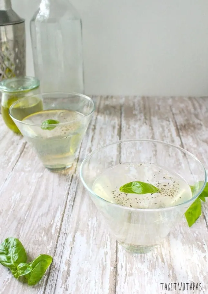 Basil Martini with Lime and Black Pepper | Take Two Tapas