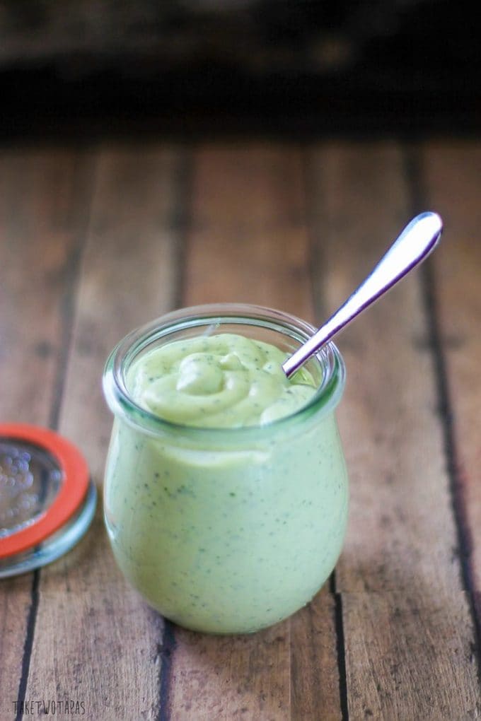 Cilantro Ginger Avocado Cream | Take Two Tapas