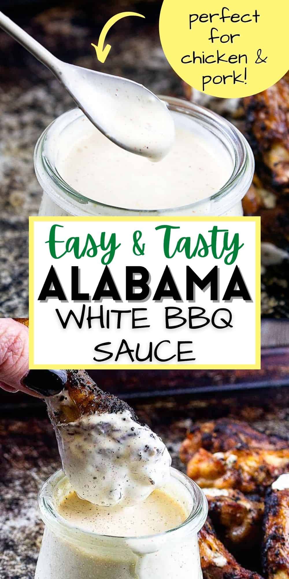 Alabama White Sauce - Easy White BBQ Sauce for Chicken