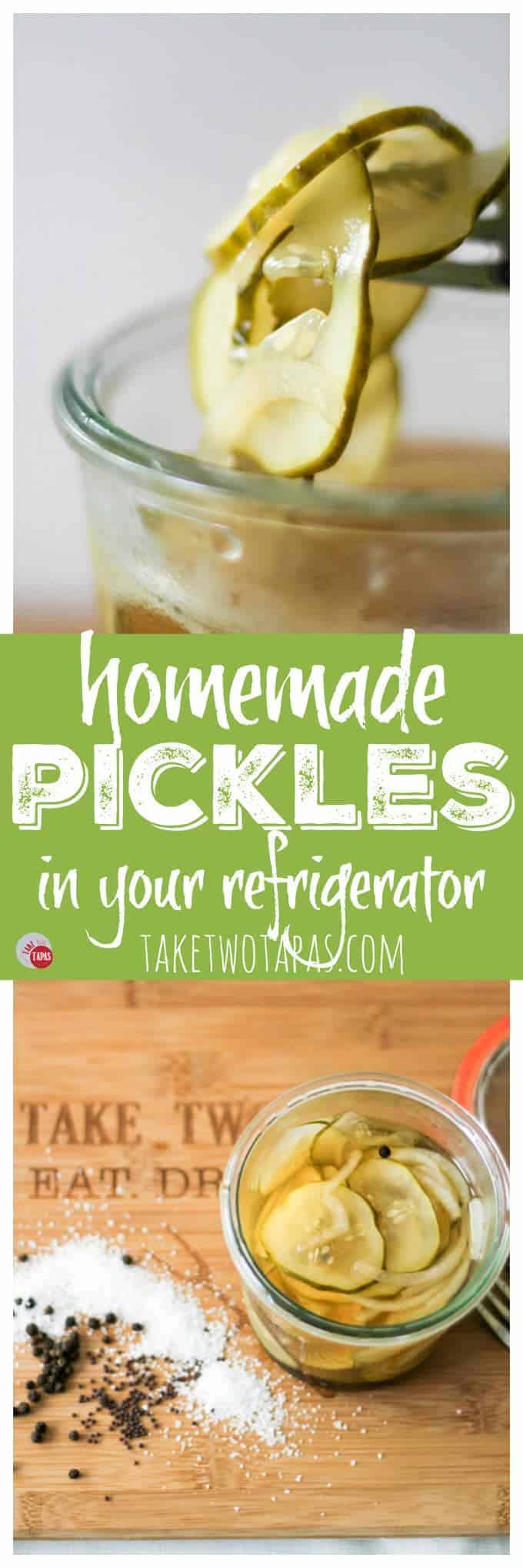 Homemade Refrigerator Pickles | Take Two Tapas