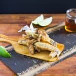Crispy Oven Baked Garlic Lime Chicken Wings with Honey Recipe | Take Two Tapas | #Garlic #Lime #ChickenWings #Sweet #Spicy #Honey #ChickenWingSauce
