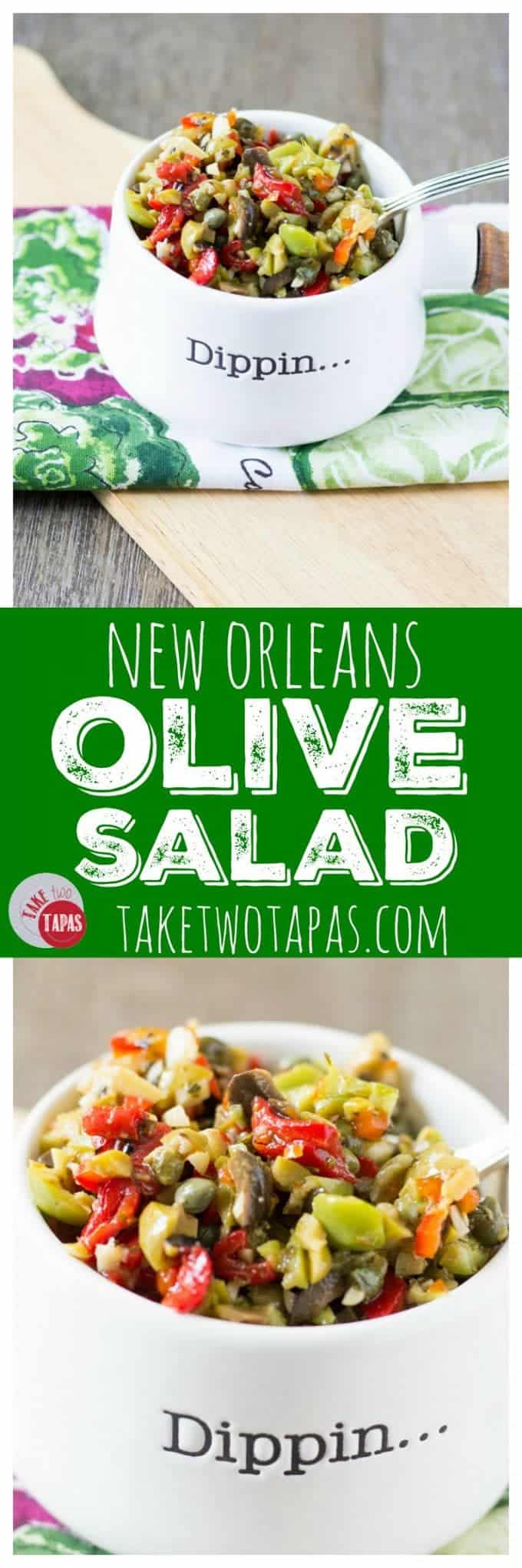 Olive Salad From New Orleans For Topping Everything!