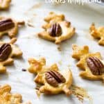 Pie Crust Cookies with a Whiskey Caramel Drizzle on top | Take Two Tapas | #Whiskey #Caramel #PieCrust #Cookies #PieCrustCookies #WhiskeyCaramel #CookieRecipe