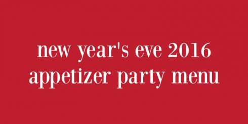 Menu for a New Year&#039;s Eve Appetizer Party ~ Take Two Tapas