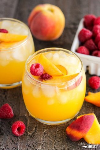 Peach Margaritas | Celebrating Sweets