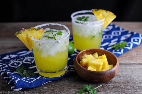 Pineapple Cilantro Margarita | The Gastronom Blog