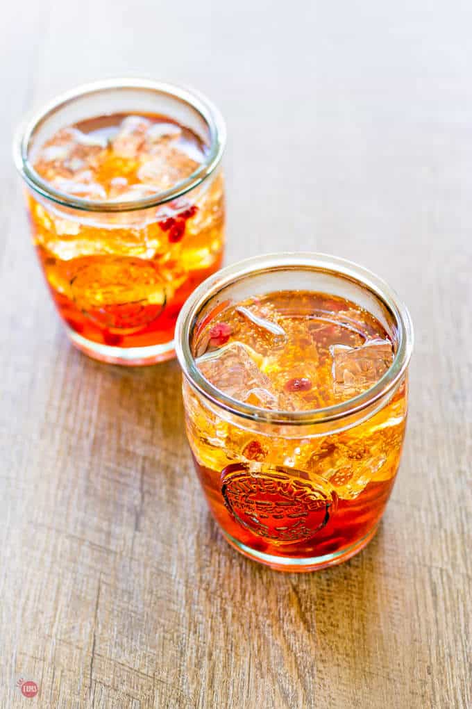 Sunrise Spritzer with Pomegranate and Orange | Take Two Tapas
