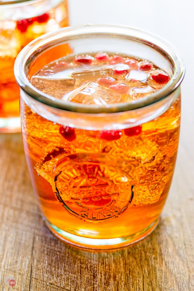 Orange Sunrise Spritzer with Pomegranate | Take Two Tapas