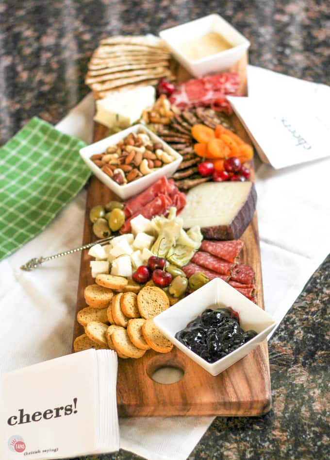 How to make a Summer Antipasto Cheese Board | Take Two Tapas | #SummerEntertaining #EasyEntertaining #CheeseBoardIdeas #CheeseBoardDisplay #Antipasto #Tapas #CheeseBoard