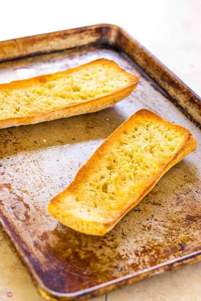 Broiled Ciabatta Pan Con Tomate | Take Two Tapas | #PanConTomate #SpanishTapas #Appetizer #EasyAppetizers #TomatoRecipes #Bread