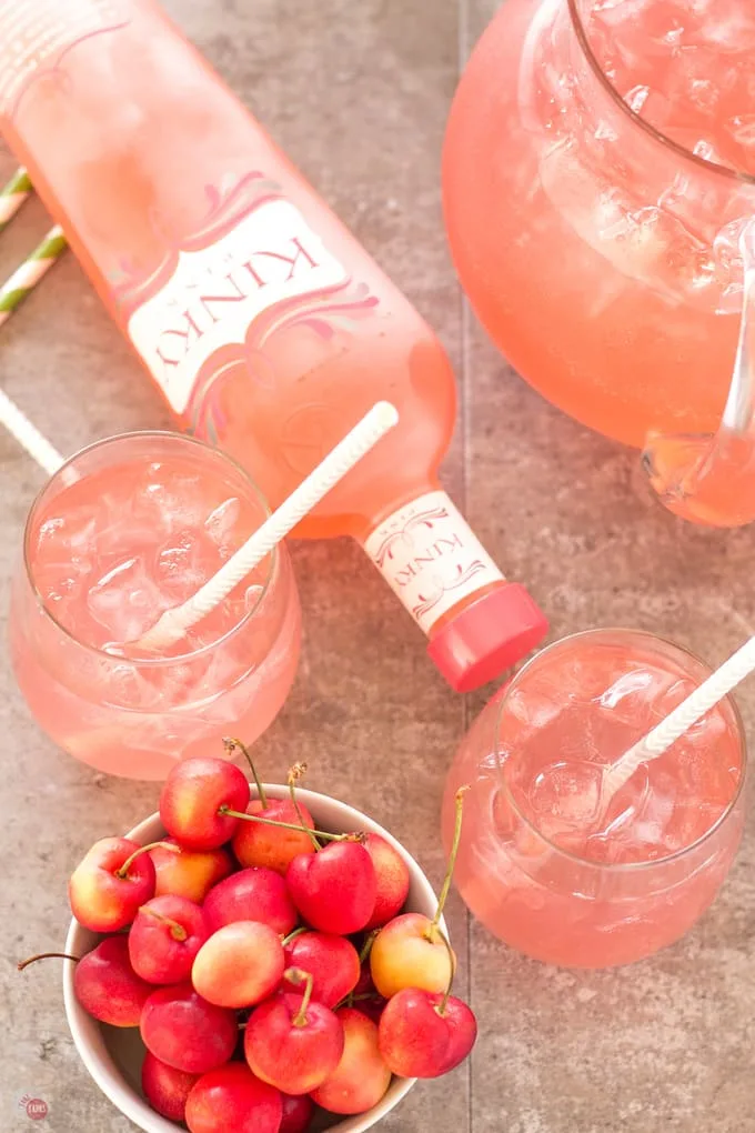 The best Pink Passion Party Punch | Take Two Tapas | Pink Passion Party Punch with a threesome of flavors | Take Two Tapas | #partypunchrecipe #pricklypearrecipe #largebatchpunch #bloodorangesoda #PartyRecipes