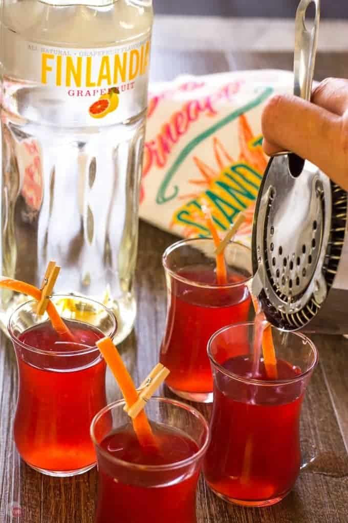 mini cocktail drinks