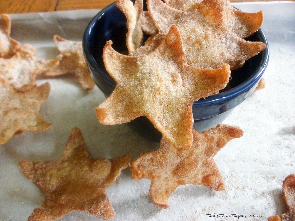 Easy Cinnamon Stars | Take Two Tapas | #CinnamonStars #Cinnamon #Wontons #CincoDeMayo