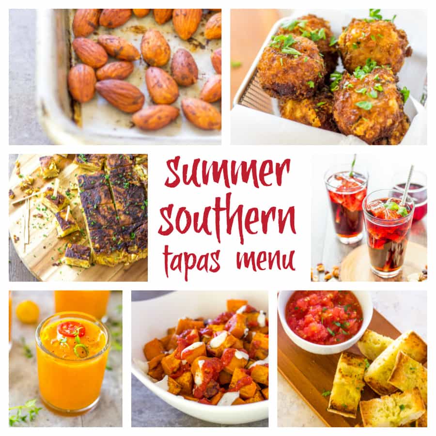 Southern Tapas Summer Menu Collage