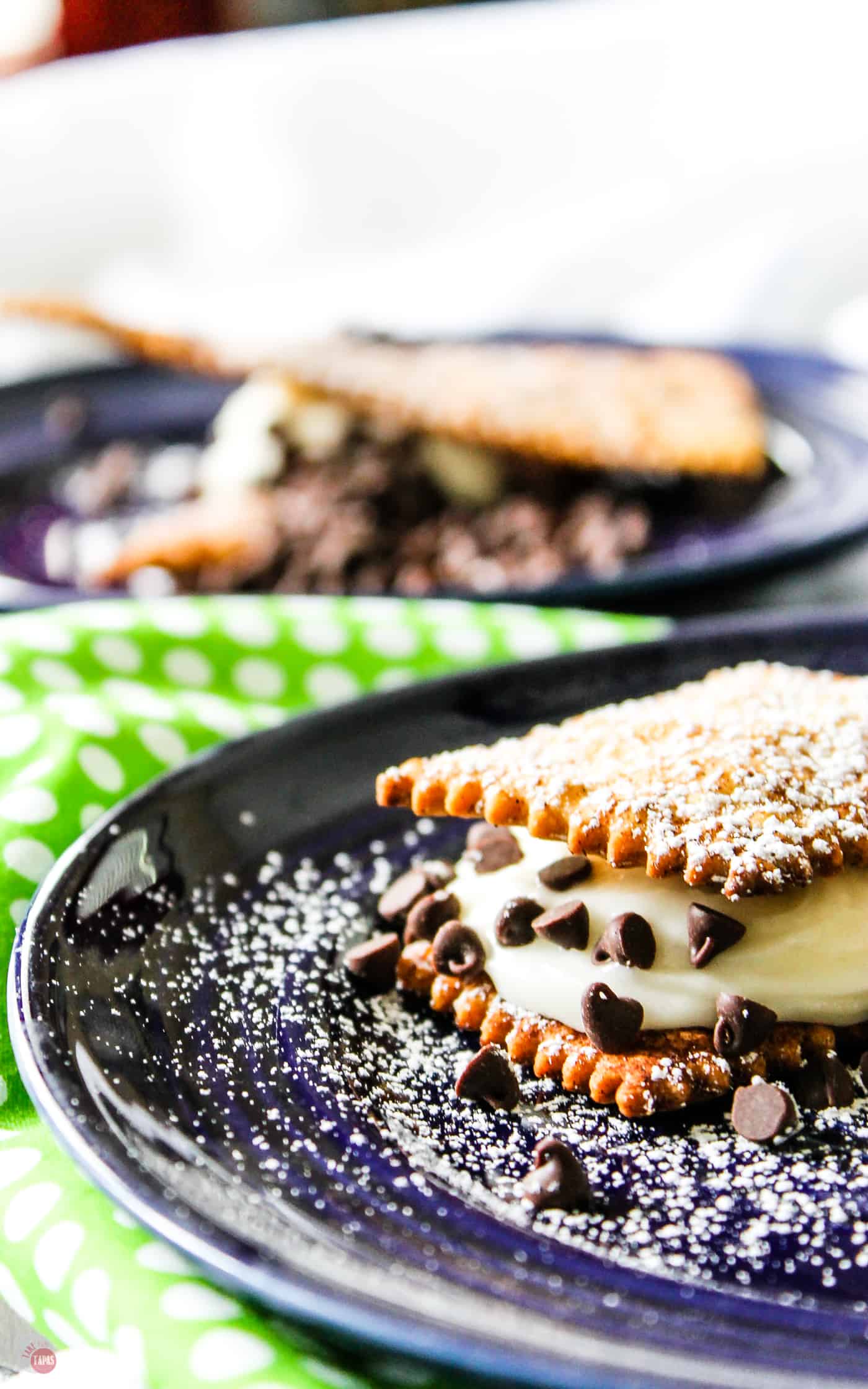 plate of Cannoli S'mores