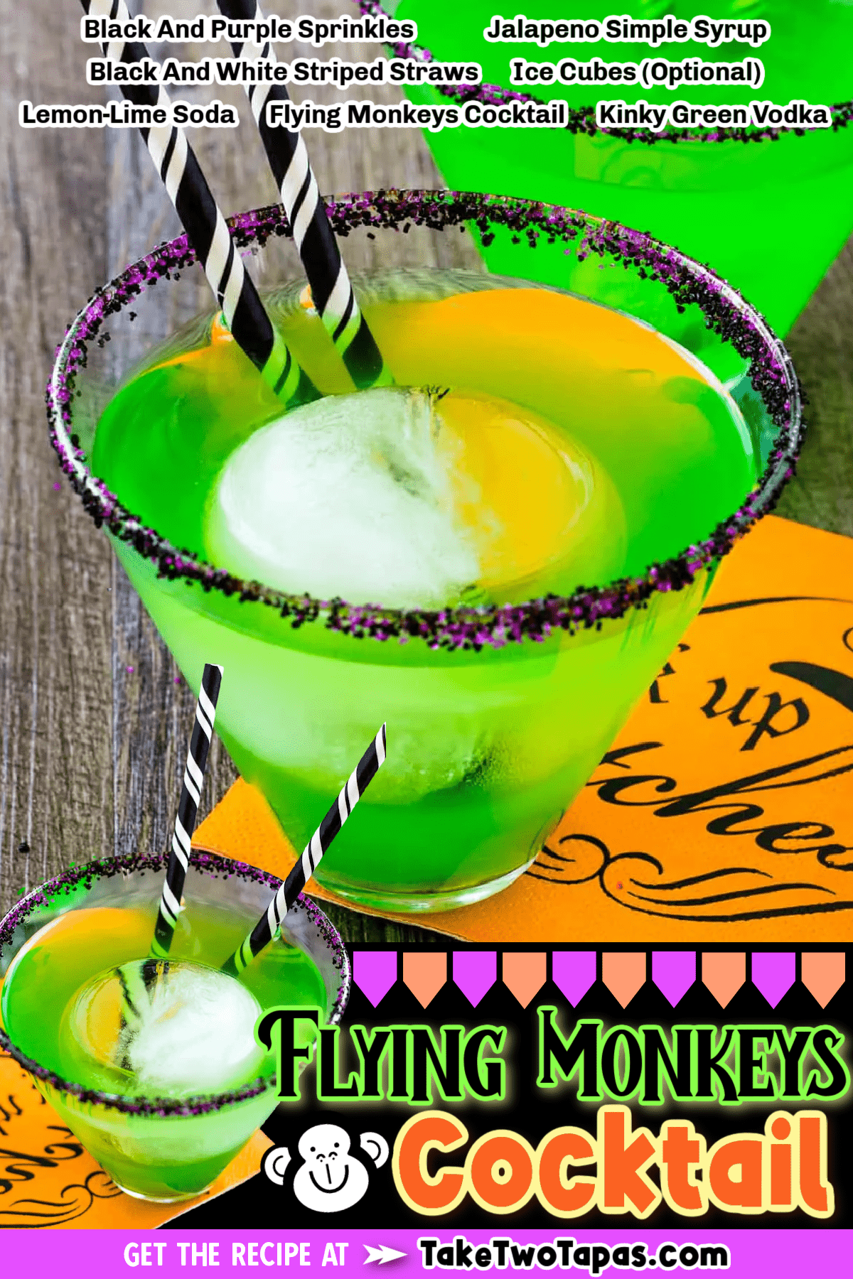 Flying Monkeys Cocktail (Halloween)