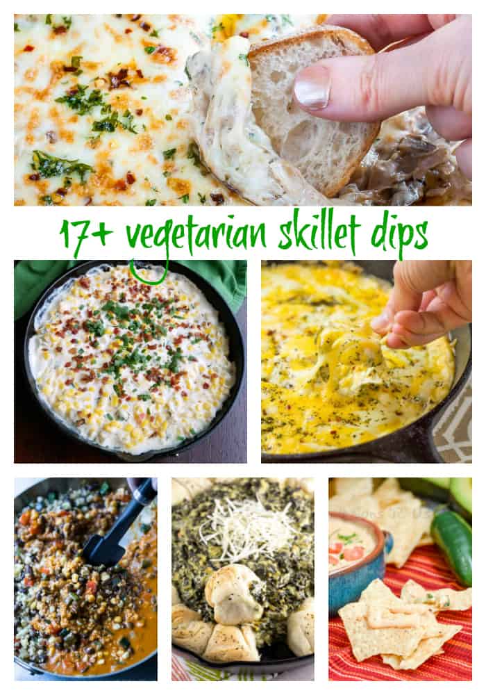 17+ Vegetarian Skillet Dip Options | Take Two Tapas #SkilletDips #Skillet #Dips