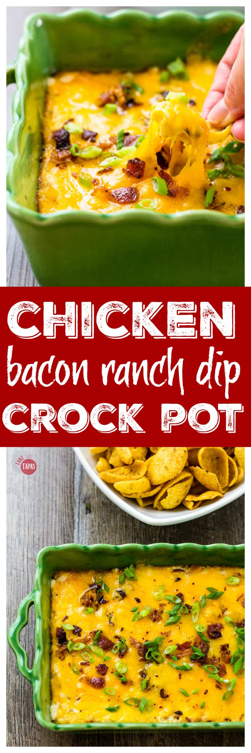 Crock Pot Chicken Bacon Ranch Dip Crocktober is here!