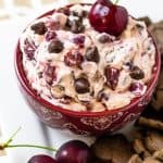 Drunken Cherry Garcia Dip overhead picture