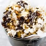 German Chocolate Popcorn has all the flavors of a German Chocolate Cake but easier for snacking! | Take Two Tapas