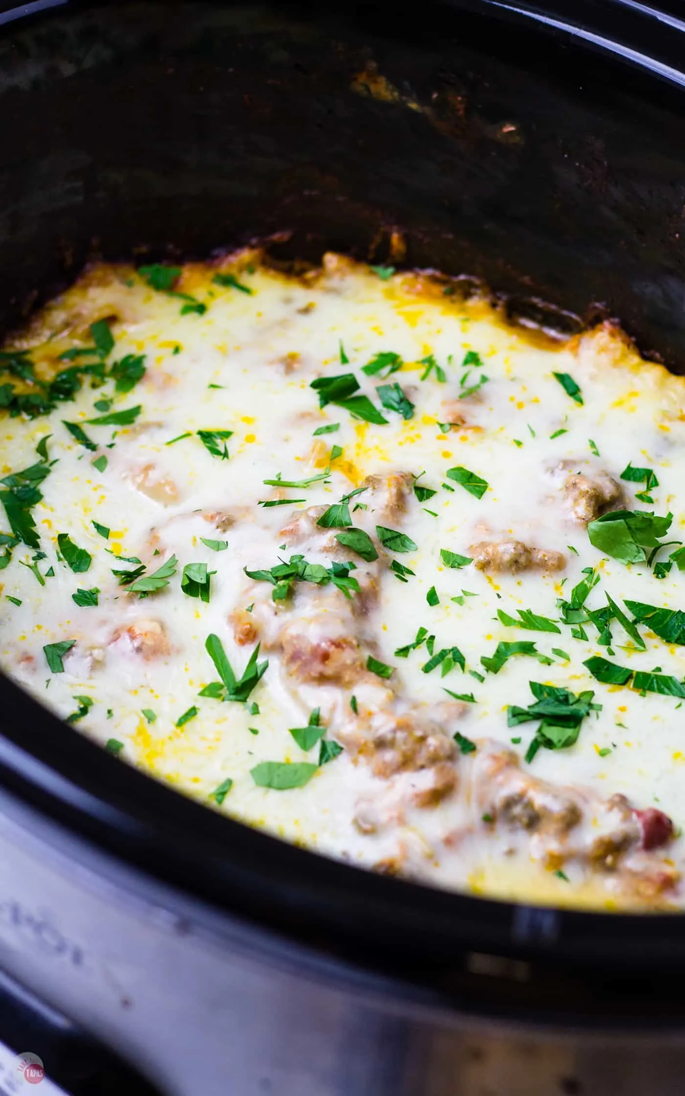 dip in a crock pot