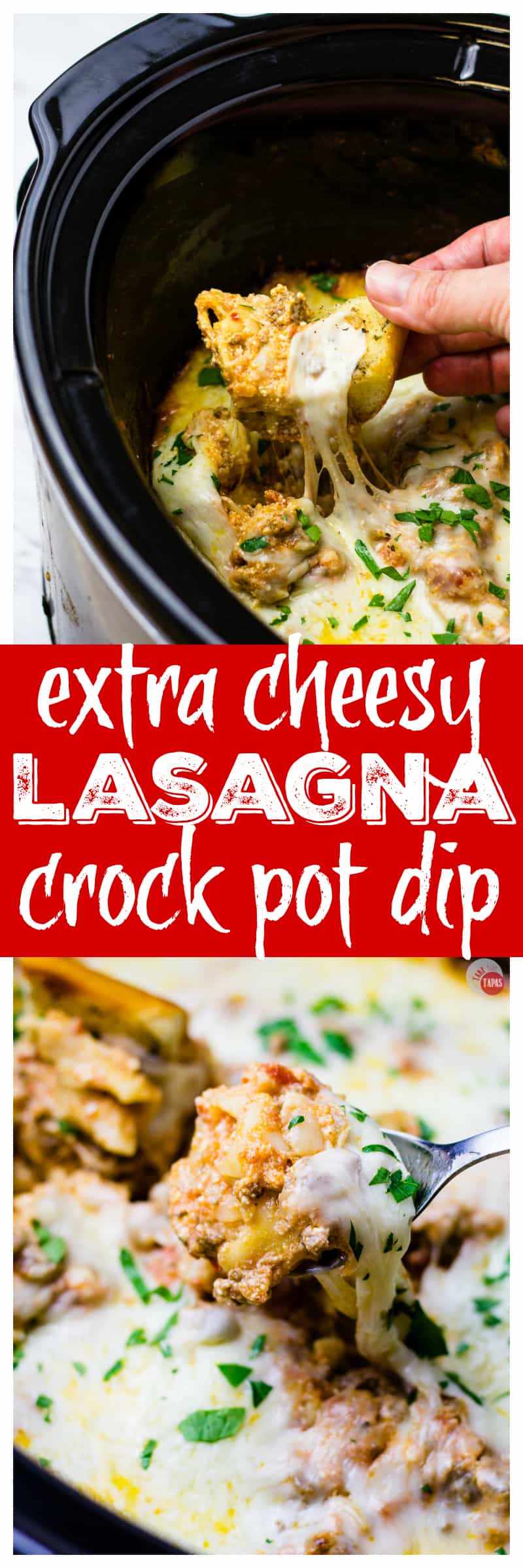 Lasagna Dip Extra Cheesy Crockpot Lasagna Dip and Garlic Bread Lasagna Dip Extra Cheesy Crockpot Lasagna Dip and Garlic Bread
