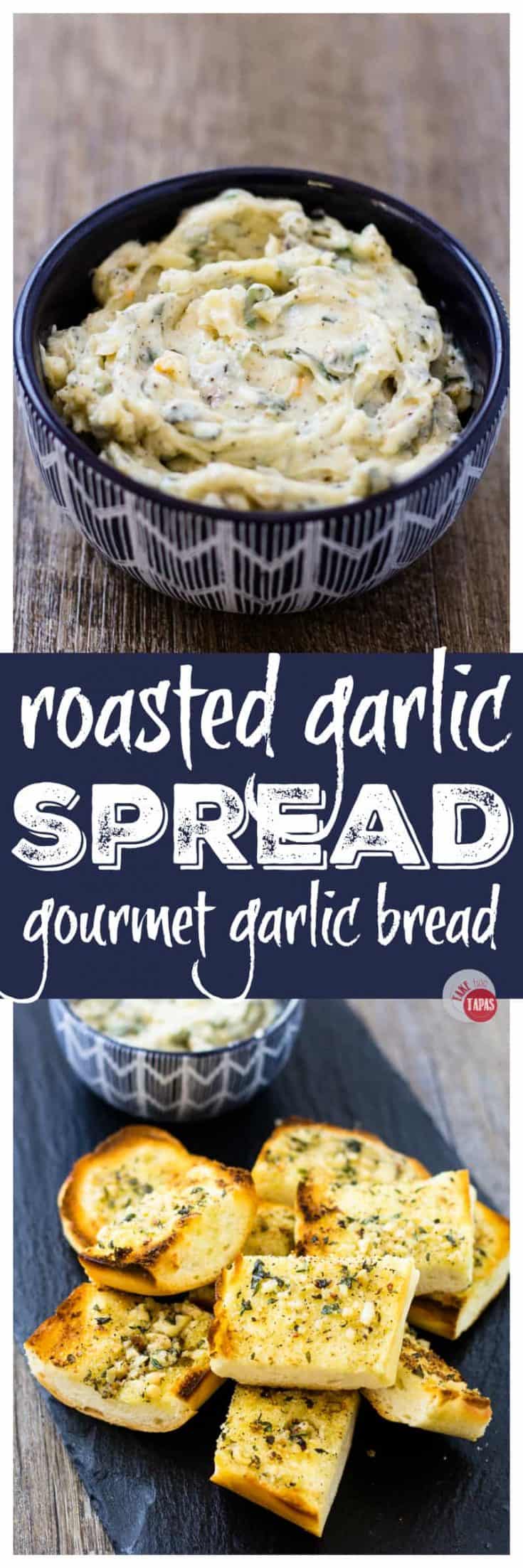 Roasted Garlic Spread with Herbs for Gourmet Garlic Bread