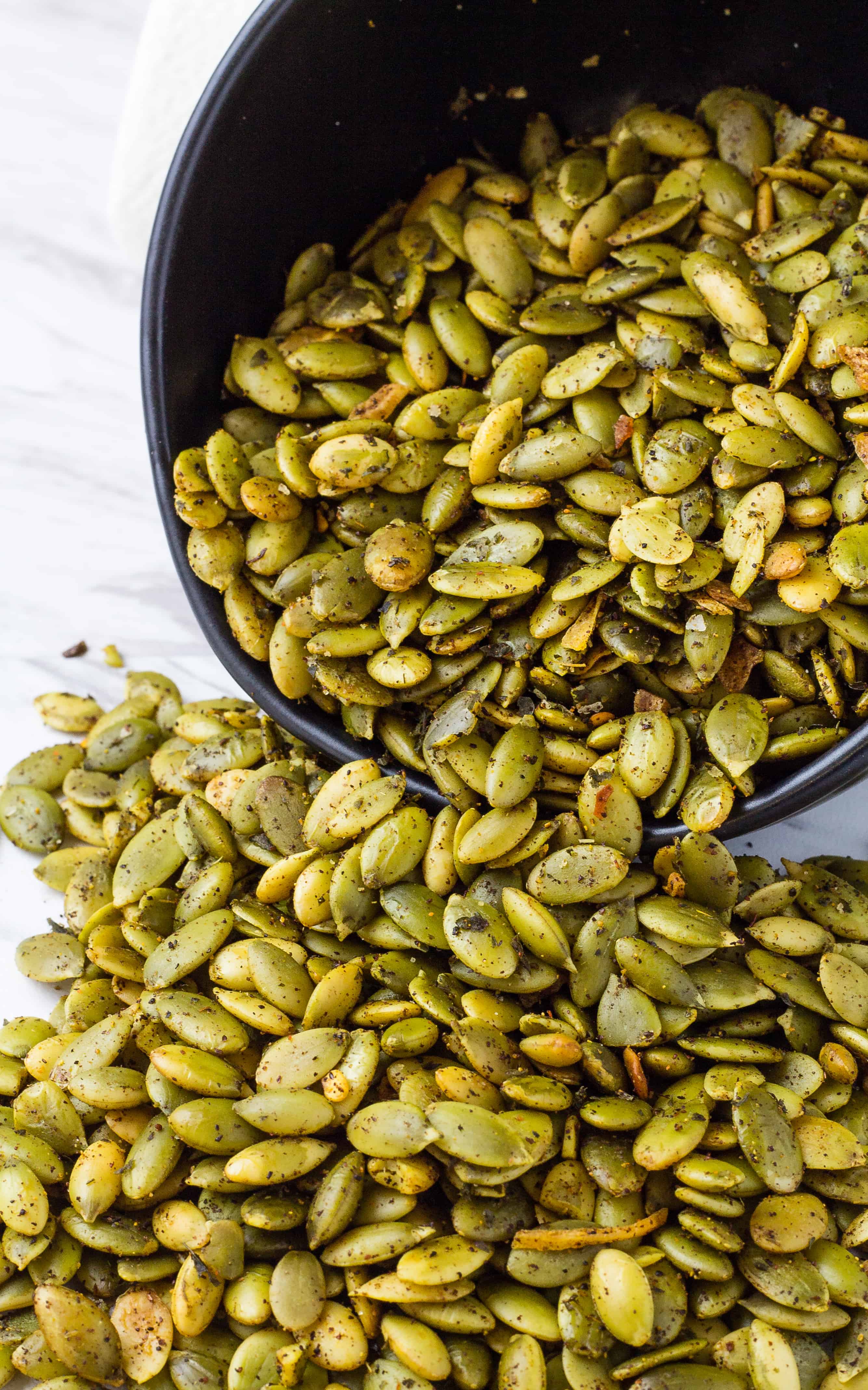 bowl of pumpkin seeds