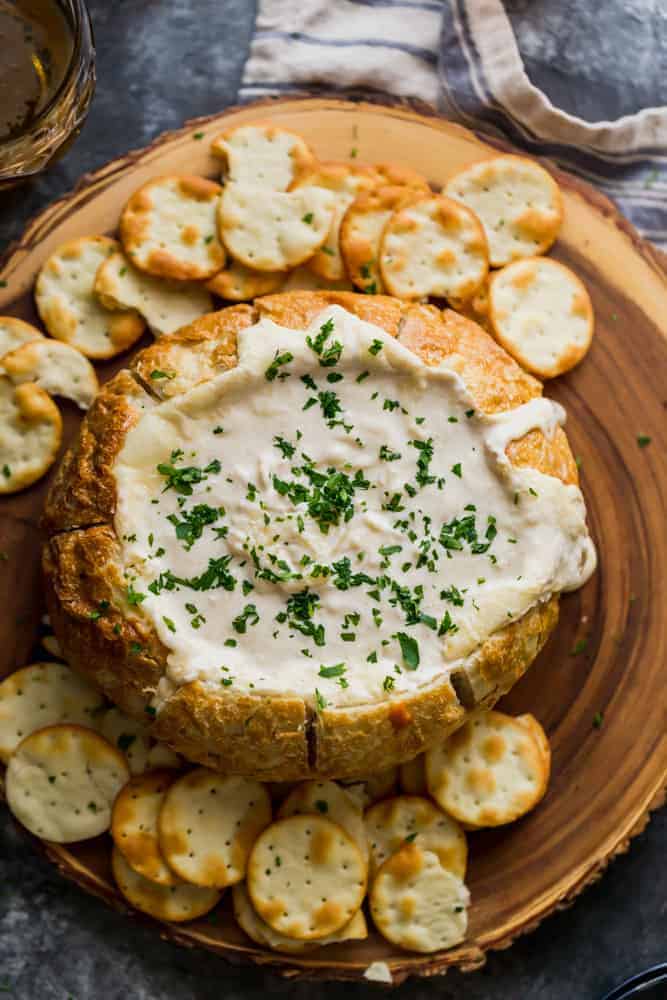 Beer Cheese Dip Tear Apart Bread Bowl - Cheesy Bread Dip | Great Journey