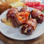 These prosciutto wrapped dates have only 3 ingredients, take no time to prepare and are incredibly moreish. A delicious sweet-salty mix, they’re perfect for parties and snack attacks.