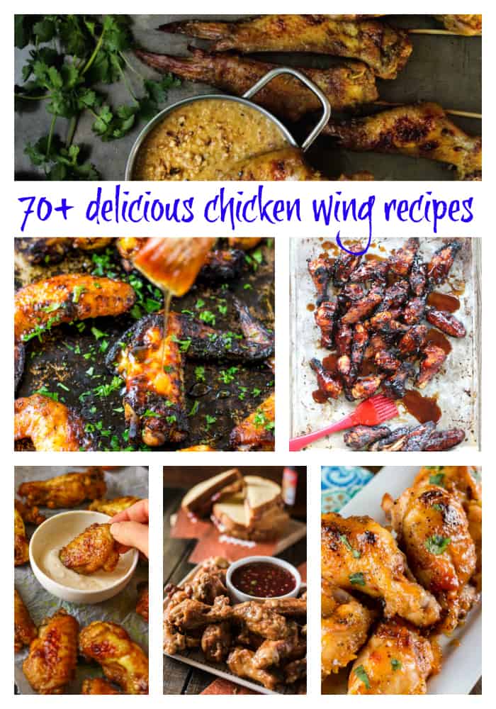 70+ delicious chicken wing recipes | Take Two Tapas | #ChickenWings #gameday #recipes #wings