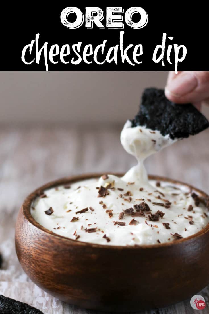 Oreo Cheesecake Dip | Take Two Tapas | #Oreo #Cheesecake #Dip #Dessert