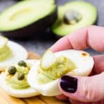 Avocado Deviled Eggs