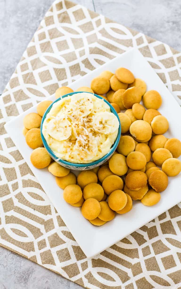 Boozy Banana Cream Pie Dip A Sweet Dessert Dip for Fun!