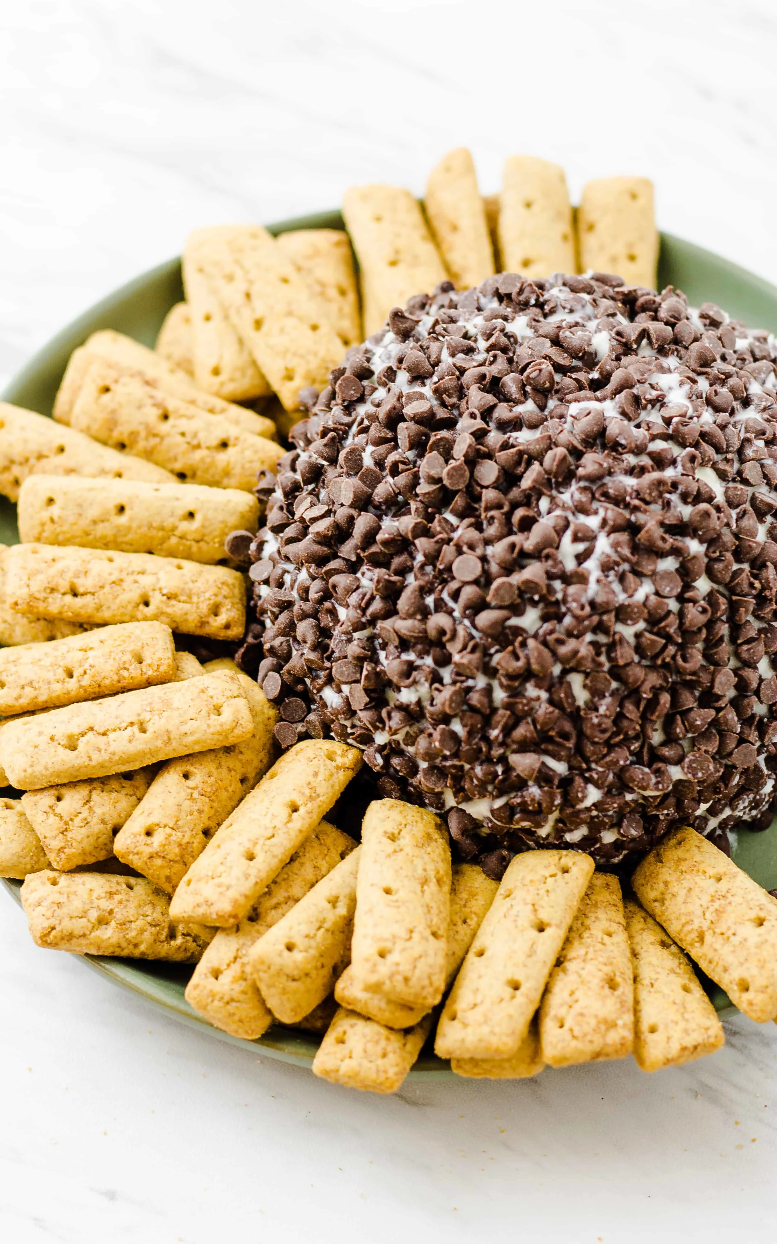 Wrap up your Cannoli Cheese Ball for your next party! | Take Two Tapas | #Cannoli #CheeseBall #Dessert #PartyFoods