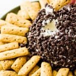 Cannoli Cheese Ball | Take Two Tapas | #Cannoli #CheeseBall #Dessert #PartyFoods