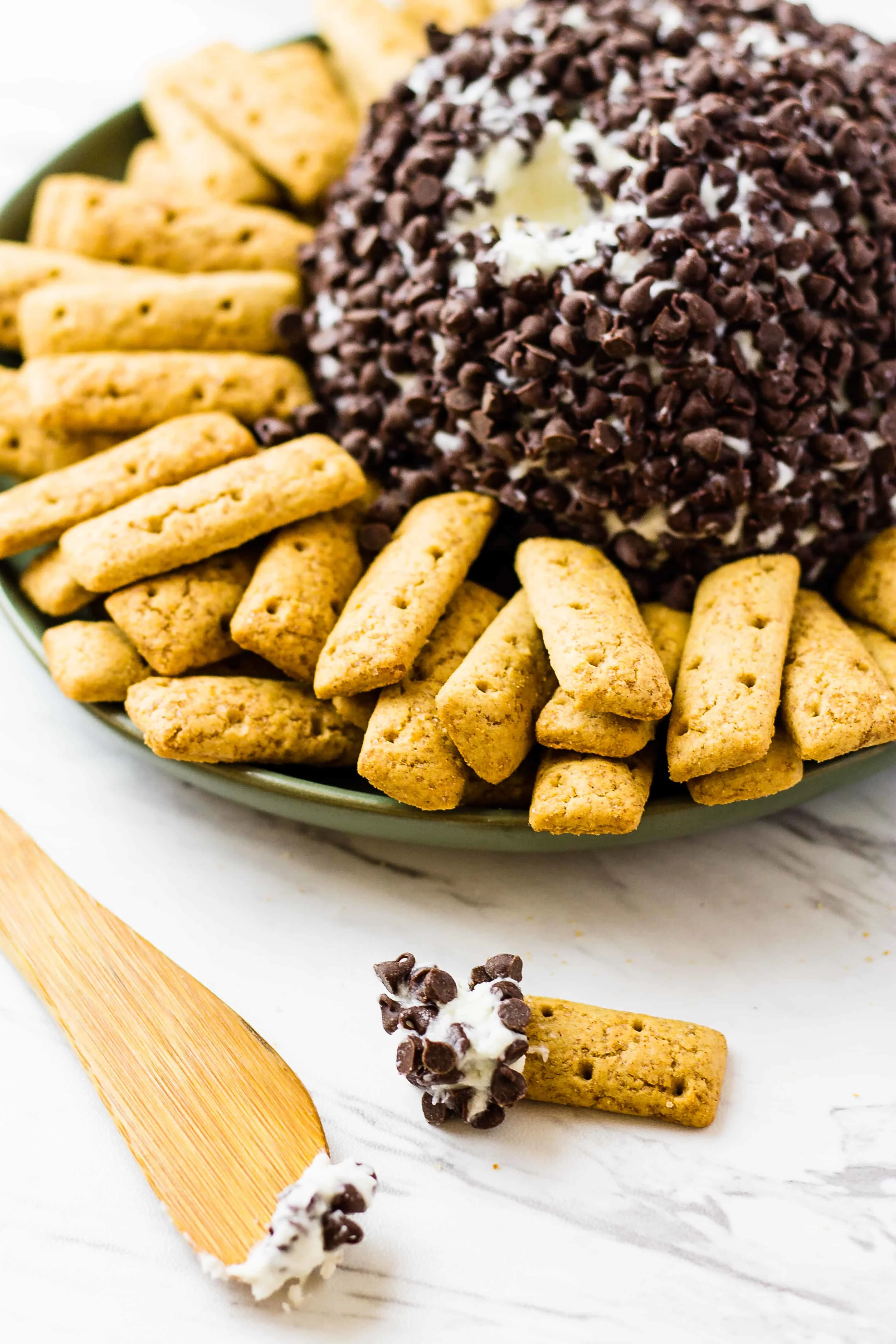 Cannoli Cheese Ball is the new black! | Take Two Tapas | #Cannoli #CheeseBall #Dessert #PartyFoods