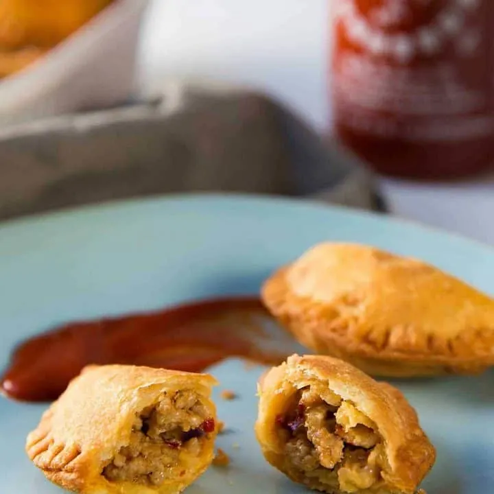Spicy Sausage Empanadas | Take Two Tapas | #TheFlavorBender #Empanadas #Tapas #Spicy #Sausage