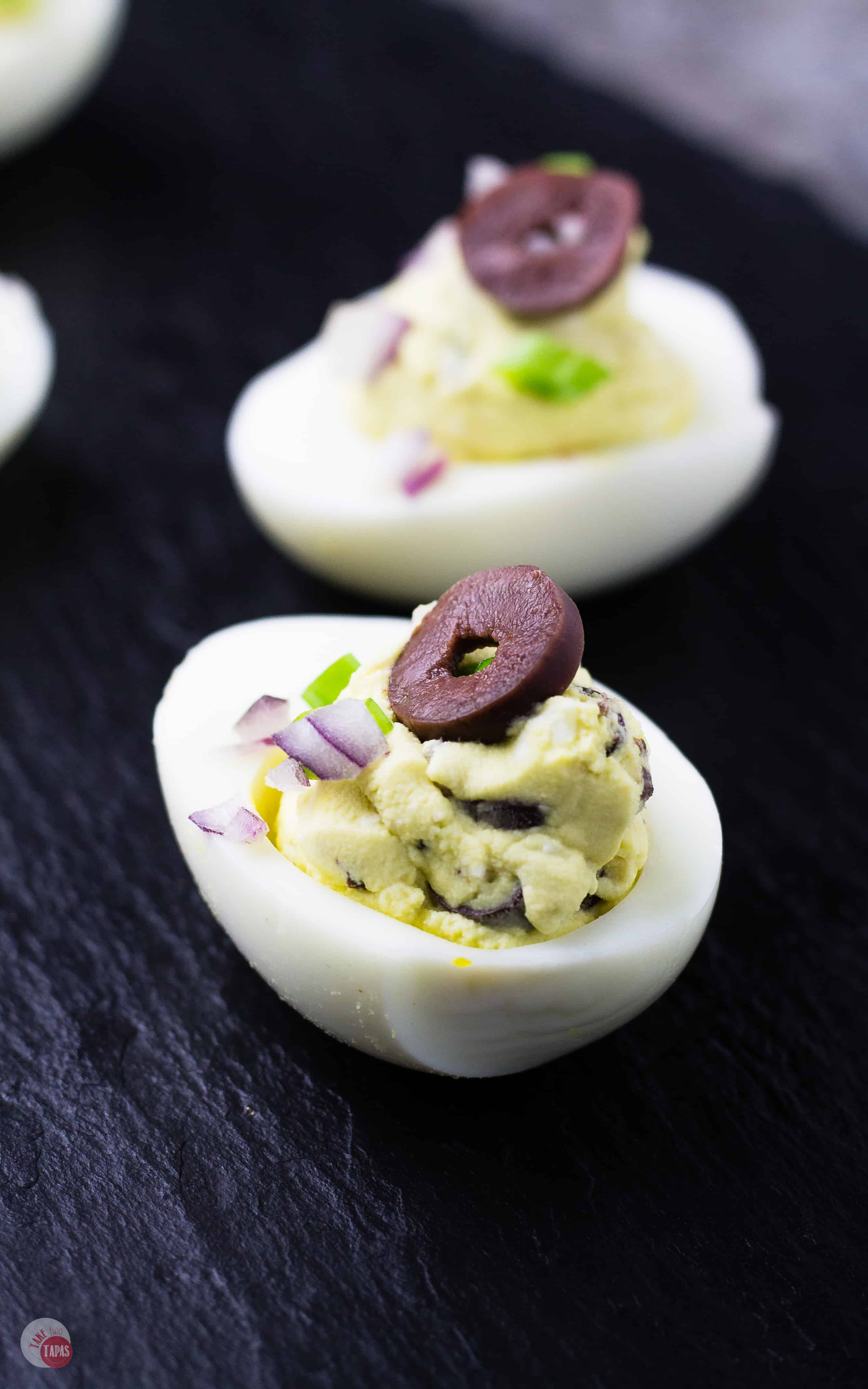 Mediterranean Deviled Eggs (Easy!) Take Two Tapas