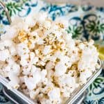 Buffalo Ranch Popcorn | Take Two Tapas | #BuffaloRanch #PopcornRecipes #HealthyPopcornRecipes #HotSauce #BuffaloRanchPopcorn