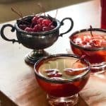 Have a Manhattan but try this one instead! Cherry Manhattan Punch! | Take Two Tapas | #Cherry #Bourbon #PartyPunchRecipe #SparklingWaterCocktails #LargeBatchPunchRecipe