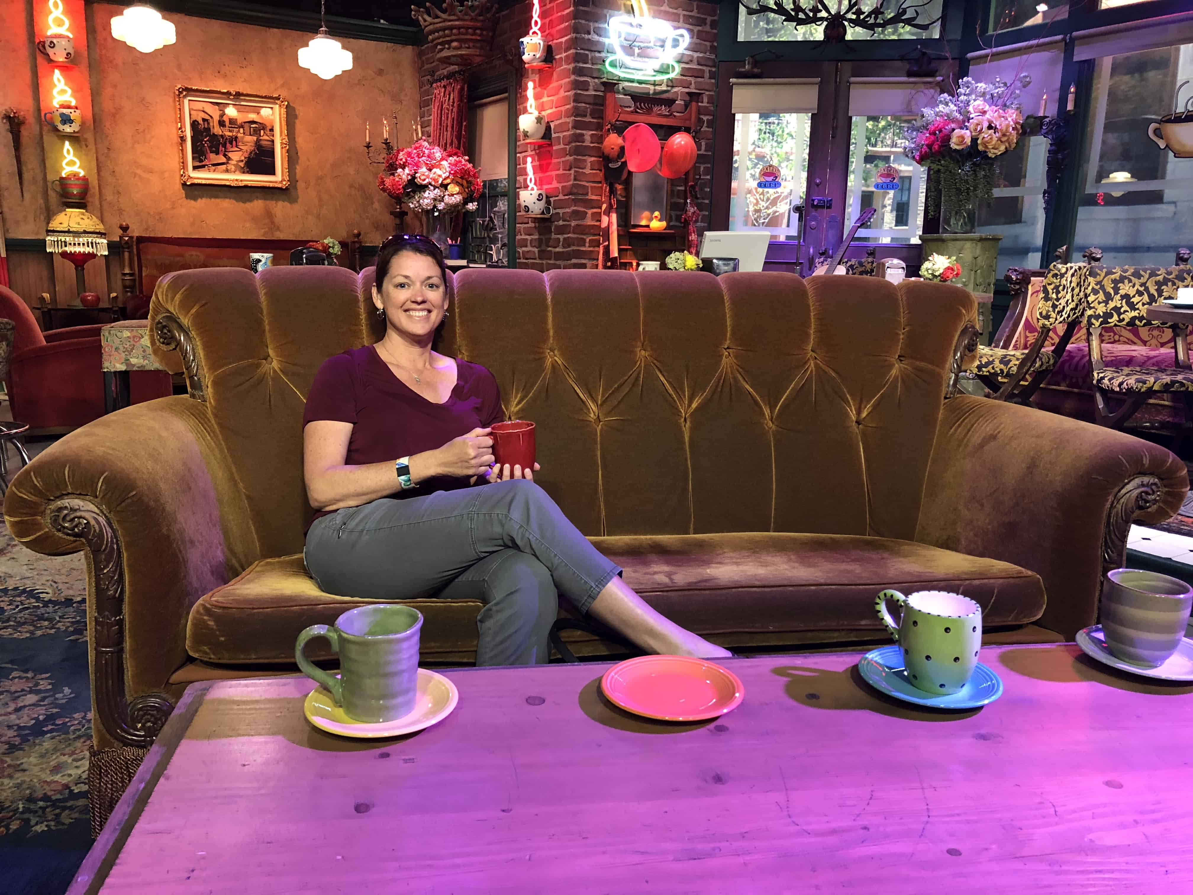 me on the Central Perk couch!