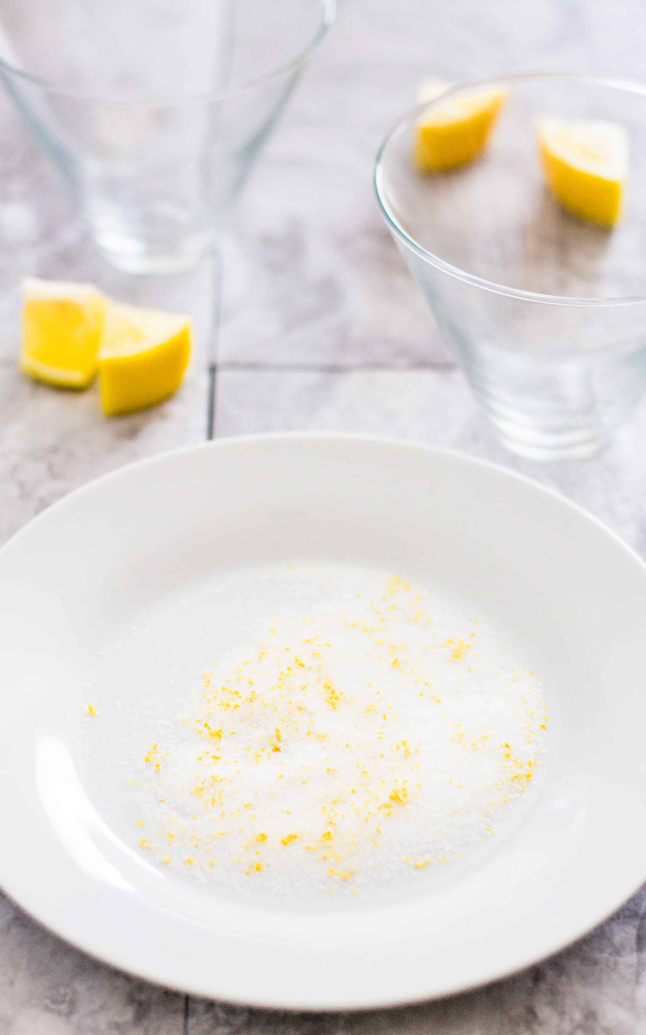Lemon Zest is perfect for a sugar rim for your Lemon Drop Dazzler
