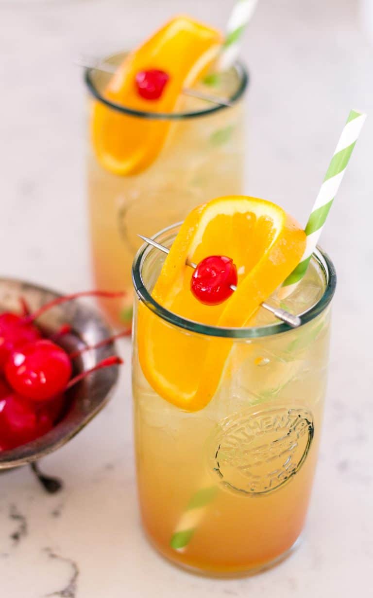 Classic Amaretto Sour with Sparkling Water - Take Two Tapas