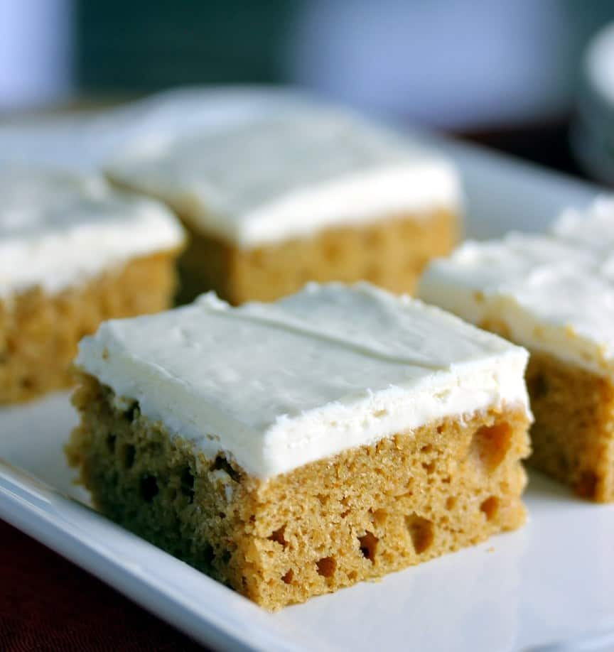 Brown Butter Pumpkin Bars | Fall Desserts