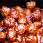 Easy to prepare Steakhouse BBQ Meatballs for your next party! | Take Two Tapas | #CrockpotMeatballs #SlowCookerMeatballs #PartyMeatballs #MeatballRecipes #PartyAppetizers