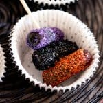 Sparkling and sugared tequila infused grapes are a sweet and boozy snack that can serve as a dessert too! | Take Two Tapas | #TequilaRecipe #DrunkGrapes #BoozySnacks