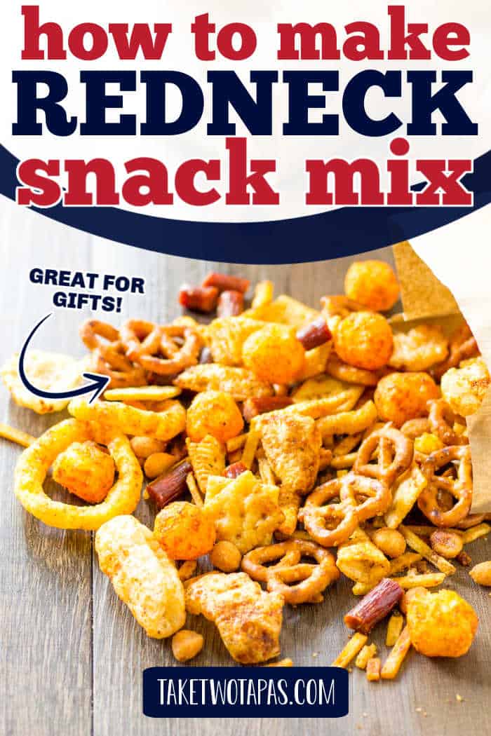 Redneck Snack Mix Party Mix For Tailgating or Any Occasion!